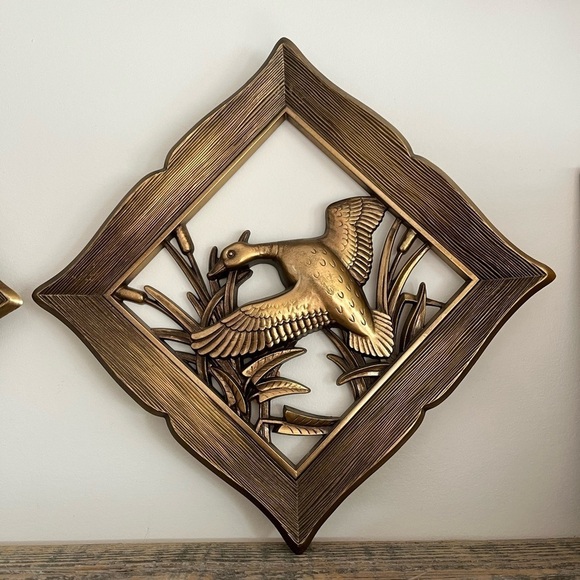 Set of 4 Gold framed pheasant wall art Syrocco - Picture 4 of 9